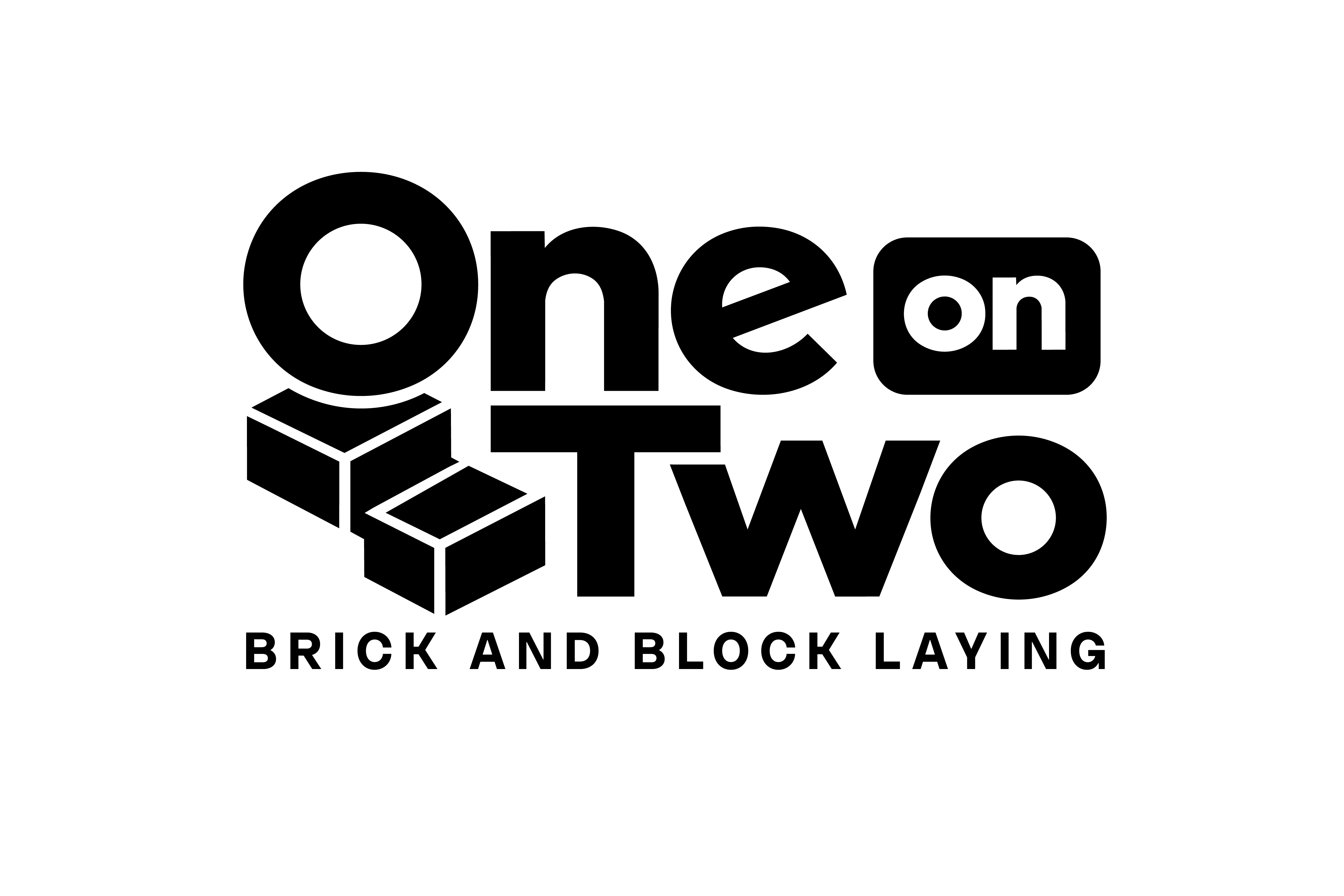 Logo-Design von Fredericm für One on Two Brick and Block Laying | Design #37583576