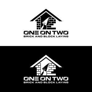 Logo Design by Jubaidur Creative Designer for One on Two Brick and Block Laying | Design: #37585174