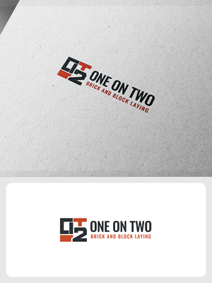 Logo-Design von raju.creative für One on Two Brick and Block Laying | Design: #37584150