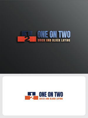 Logo-Design von raju.creative für One on Two Brick and Block Laying | Design: #37584152