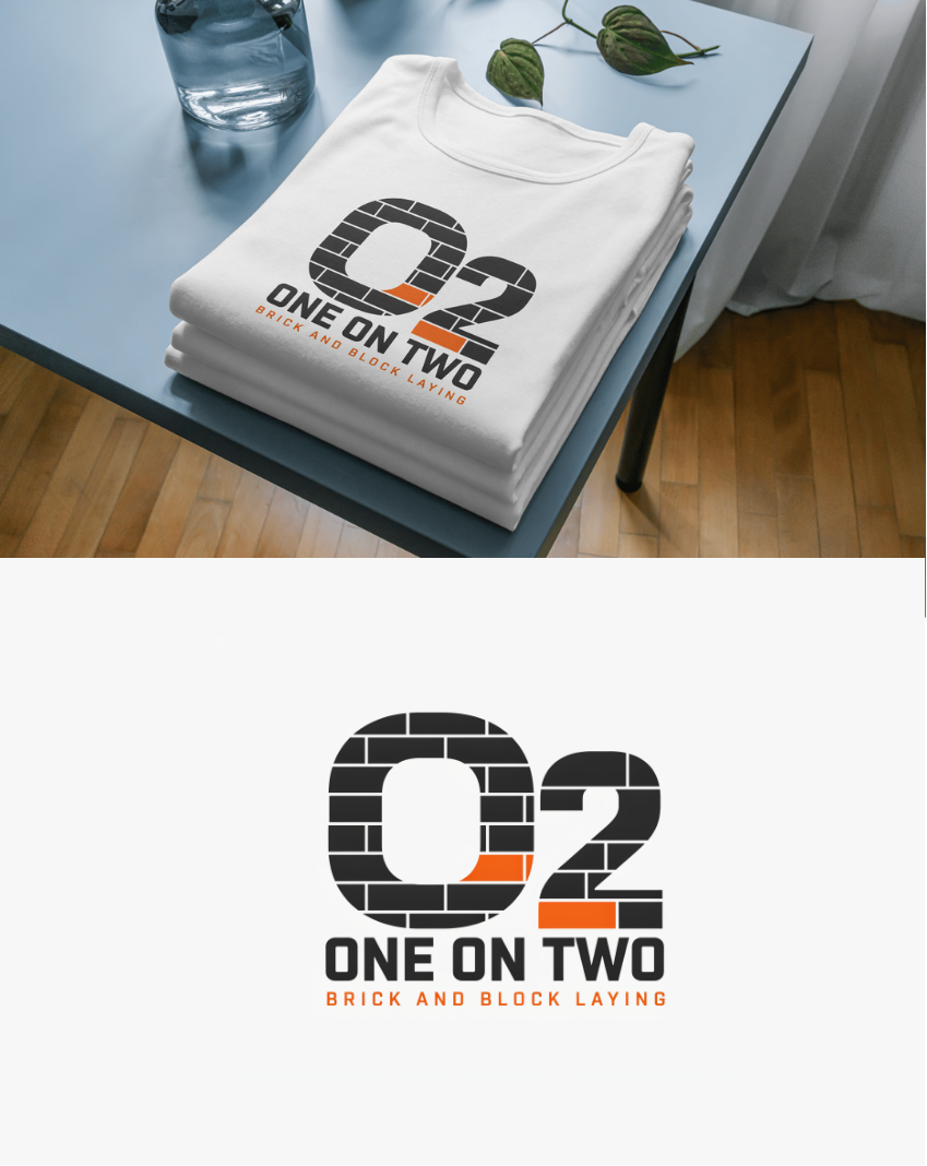 Logo-Design von Nanas91 für One on Two Brick and Block Laying | Design #37593038