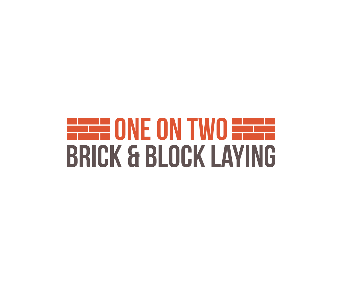 Logo-Design von Tekhat Studio für One on Two Brick and Block Laying | Design #37588415