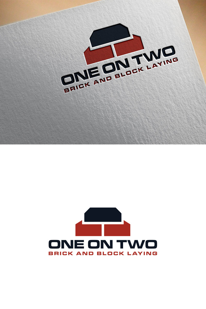 Design de Logo par Z0omie99 pour One on Two Brick and Block Laying | Design #37587340