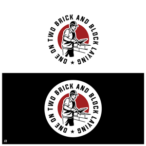 Logo-Design von Sujit Banerjee für One on Two Brick and Block Laying | Design: #37587579