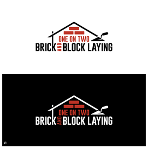 Logo-Design von Sujit Banerjee für One on Two Brick and Block Laying | Design: #37587580