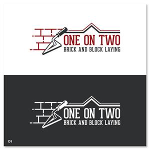 Logo-Design von Sujit Banerjee für One on Two Brick and Block Laying | Design: #37587582