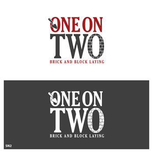 Logo-Design von Sujit Banerjee für One on Two Brick and Block Laying | Design: #37587583
