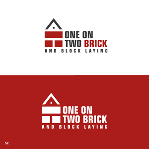 Logo-Design von Sujit Banerjee für One on Two Brick and Block Laying | Design: #37587584