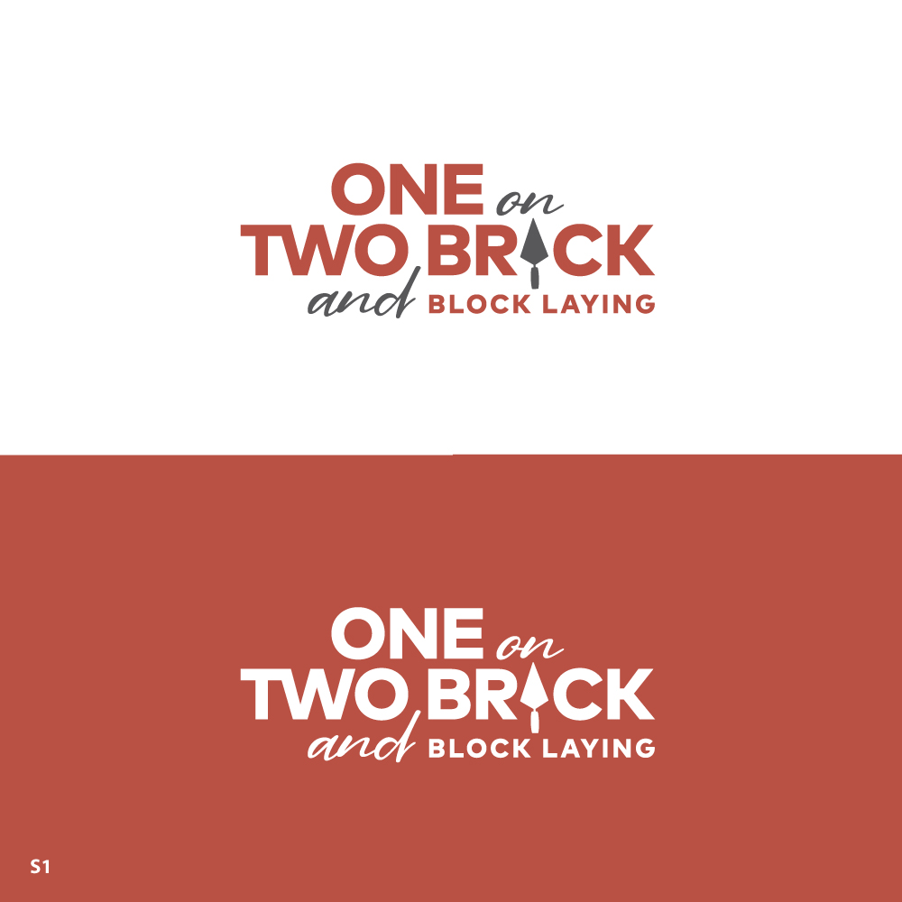 Design de Logo par Sujit Banerjee pour One on Two Brick and Block Laying | Design #37587586