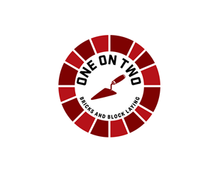 Logo Design by mes for One on Two Brick and Block Laying | Design: #37588103
