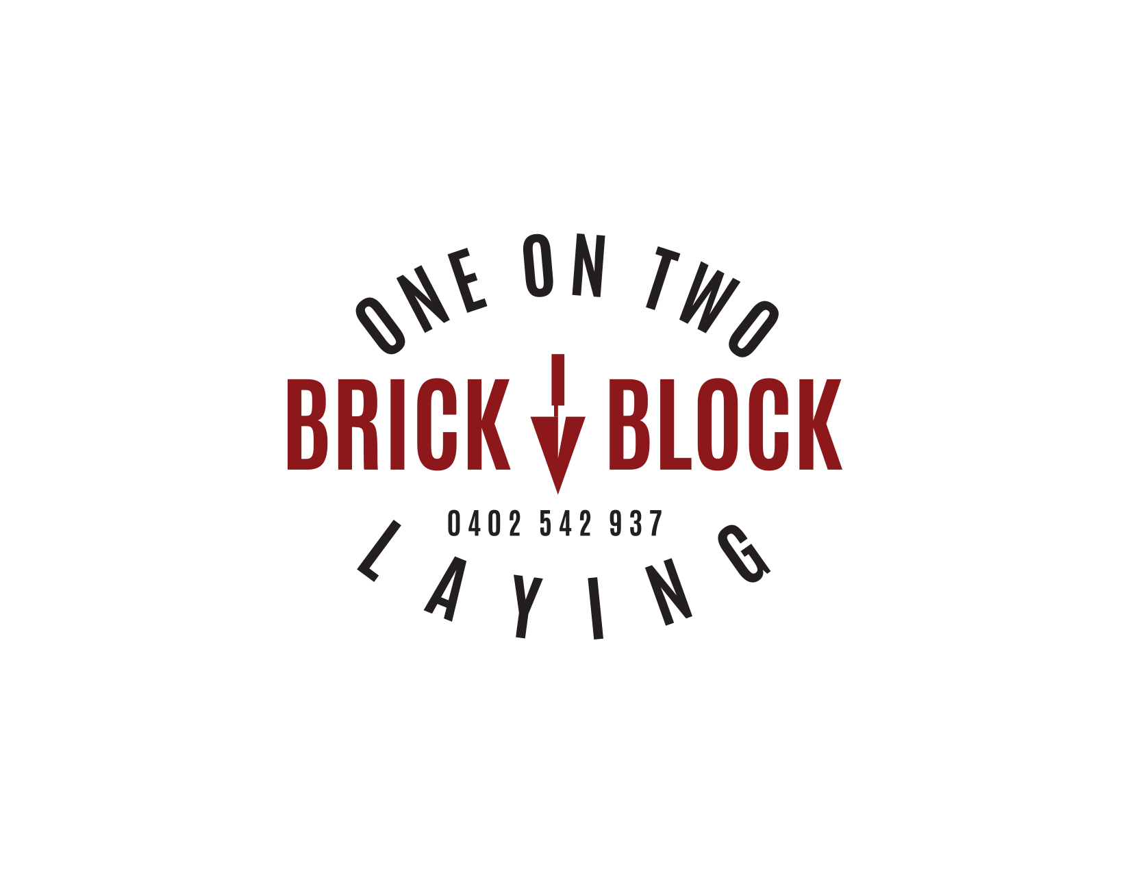Logo-Design von budiutomobudiutomo2015 für One on Two Brick and Block Laying | Design: #37723048