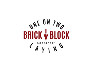 Logo-Design von budiutomobudiutomo2015 für One on Two Brick and Block Laying | Design #37723048