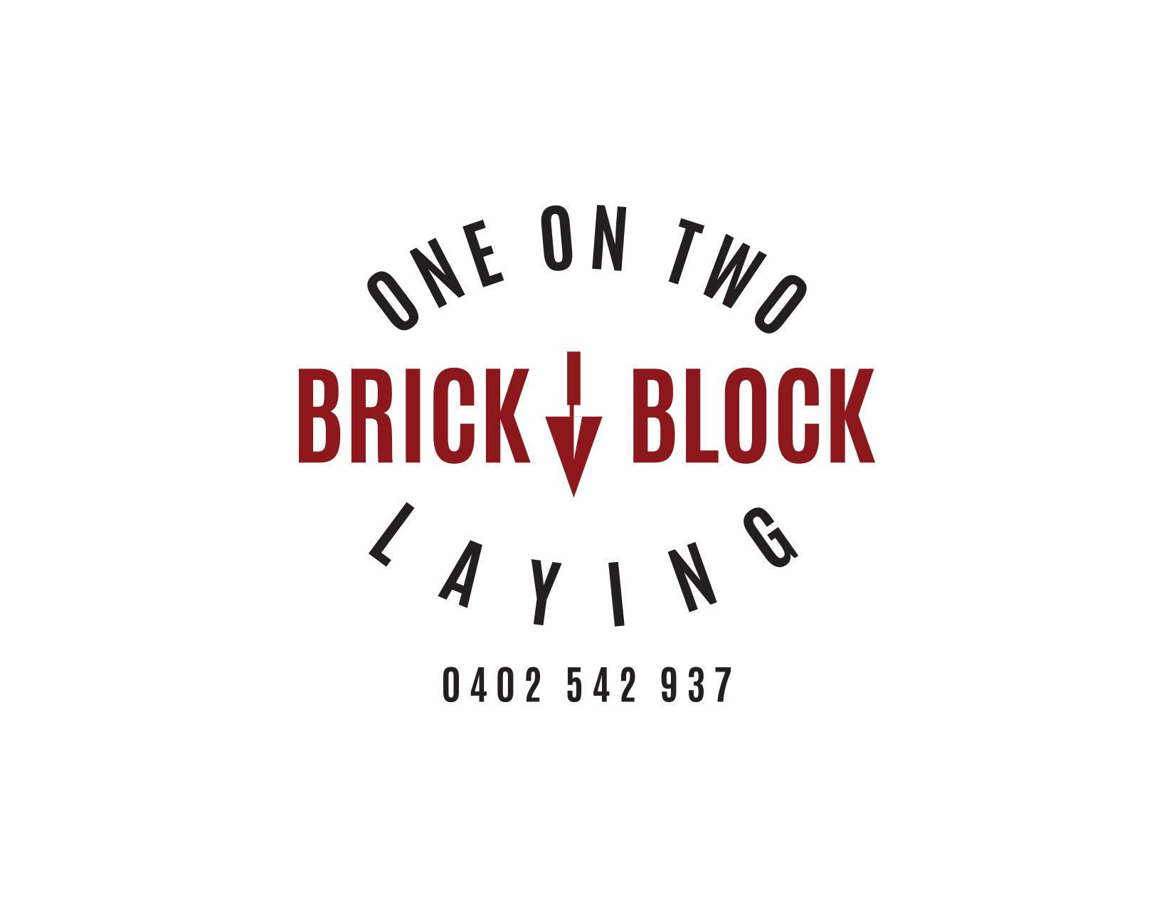 Logo-Design von budiutomobudiutomo2015 für One on Two Brick and Block Laying | Design #37800361