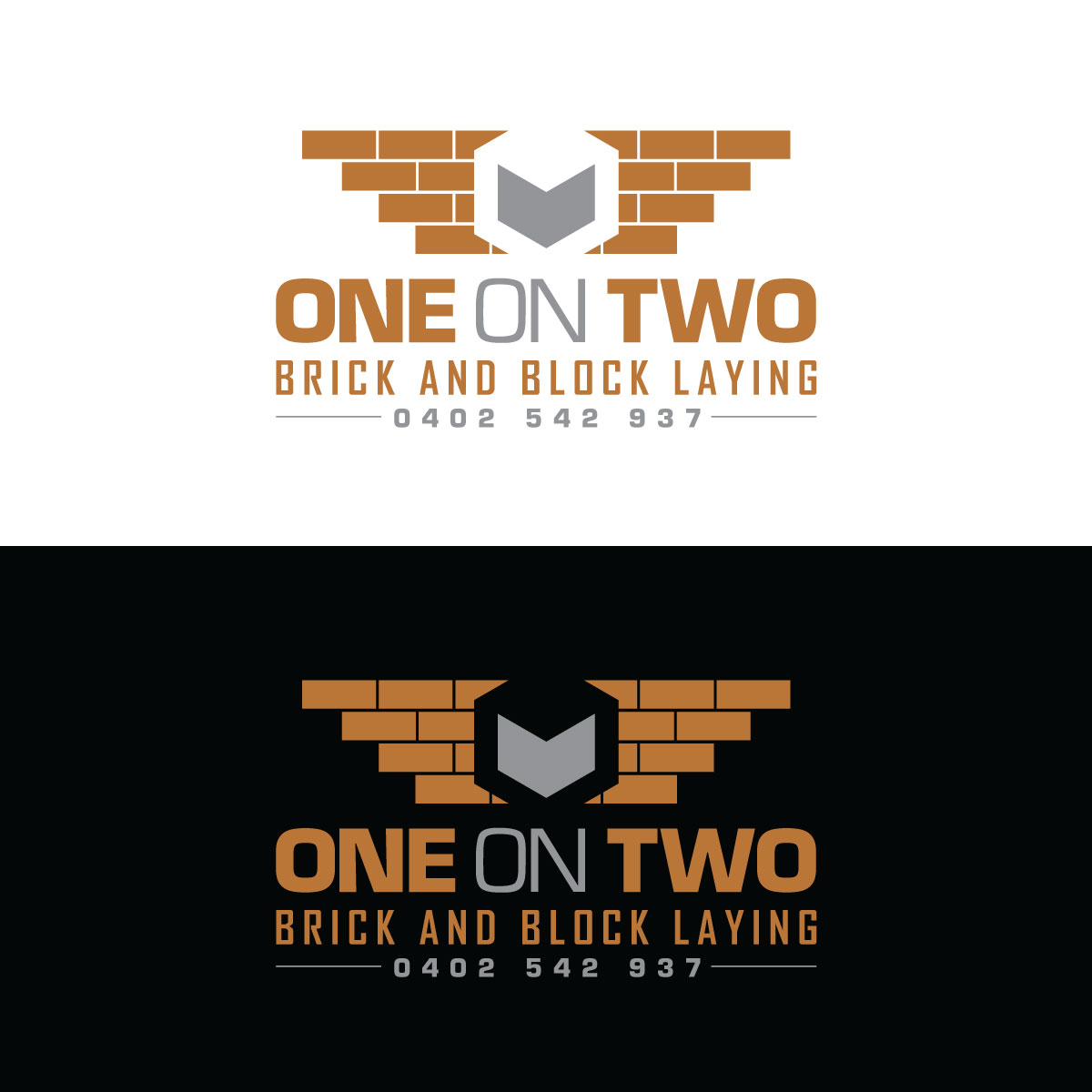 Design de Logo par prodesigns99 pour One on Two Brick and Block Laying | Design #37588601