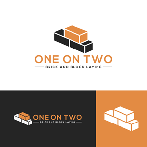 Logo Design by Salina R for One on Two Brick and Block Laying | Design: #37587769