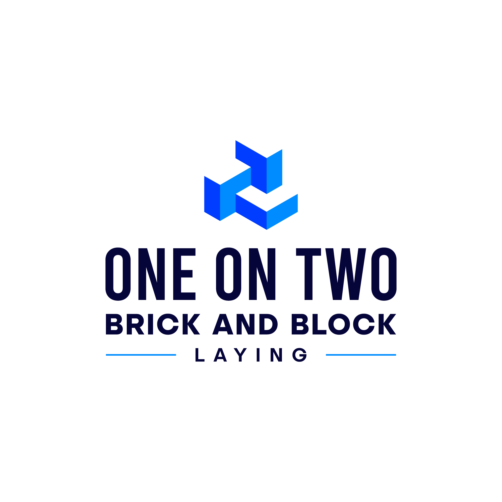 Logo Design by AlexMorisseau for One on Two Brick and Block Laying | Design #37593690