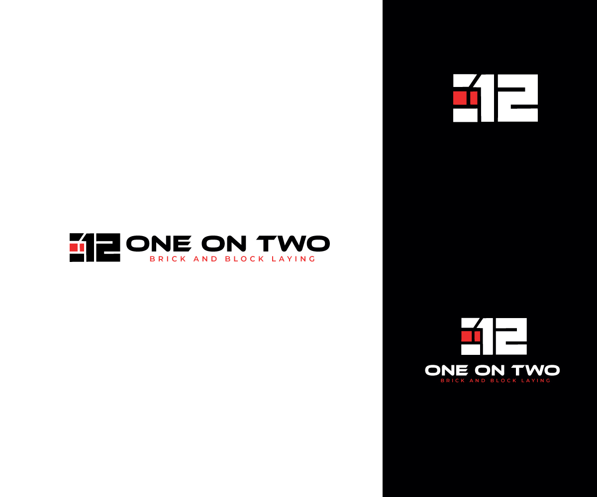 Logo-Design von Mystrix für One on Two Brick and Block Laying | Design #37586024