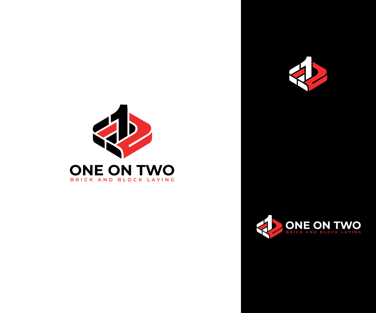 Logo-Design von Mystrix für One on Two Brick and Block Laying | Design #37586025