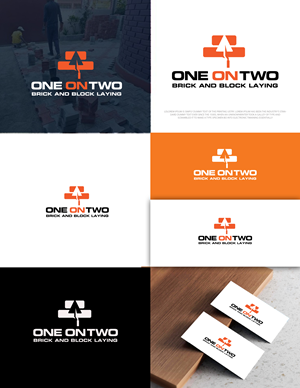 Logo-Design von zebronicgraphic für One on Two Brick and Block Laying | Design: #37583882