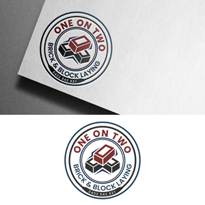 Logo-Design von Prodesign81 für One on Two Brick and Block Laying | Design #37720157