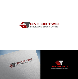 Logo-Design von Joenet Jayawarna für One on Two Brick and Block Laying | Design #37588403