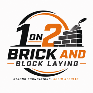Logo Design by Fortune 2 for One on Two Brick and Block Laying | Design: #37585272