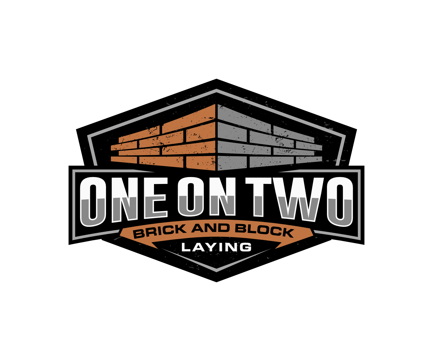 Design de Logo par ThiagoB pour One on Two Brick and Block Laying | Design #37584335
