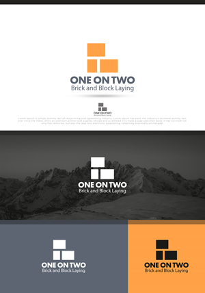 Logo-Design von Red Line für One on Two Brick and Block Laying | Design: #37583909