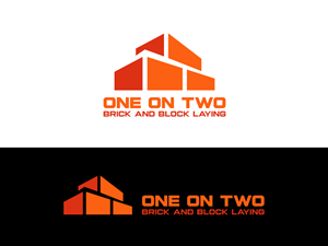 Logo Design by designA78 for One on Two Brick and Block Laying | Design: #37585599
