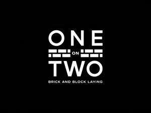 Logo Design by aneskayirt for One on Two Brick and Block Laying | Design: #37584006