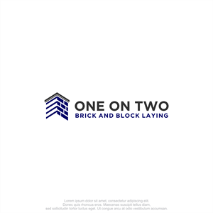 Logo Design by M.Syaiful Huda for One on Two Brick and Block Laying | Design: #37584020