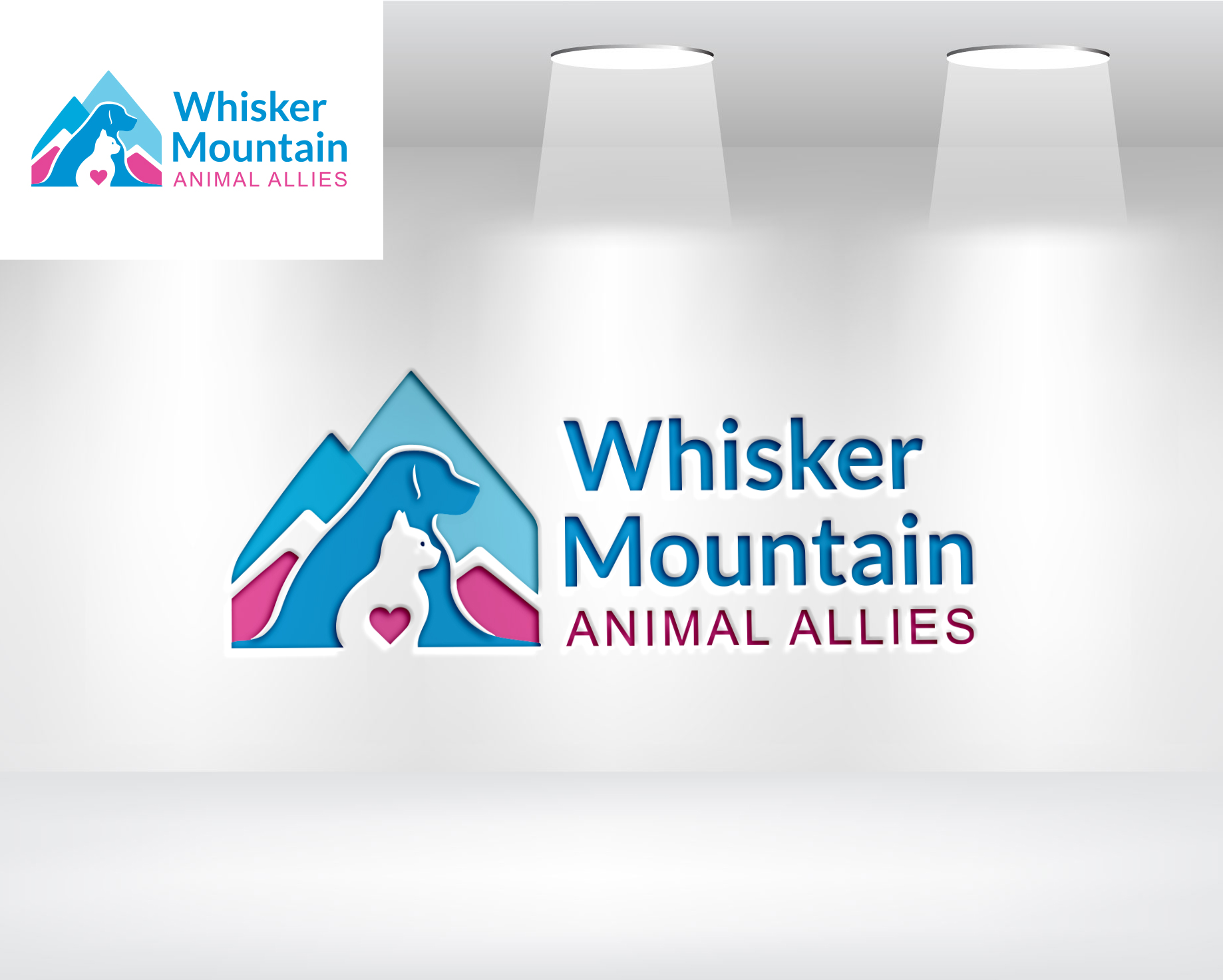 Logo Design by mehanuk for Whisker Mountain, Inc. | Design #37587047