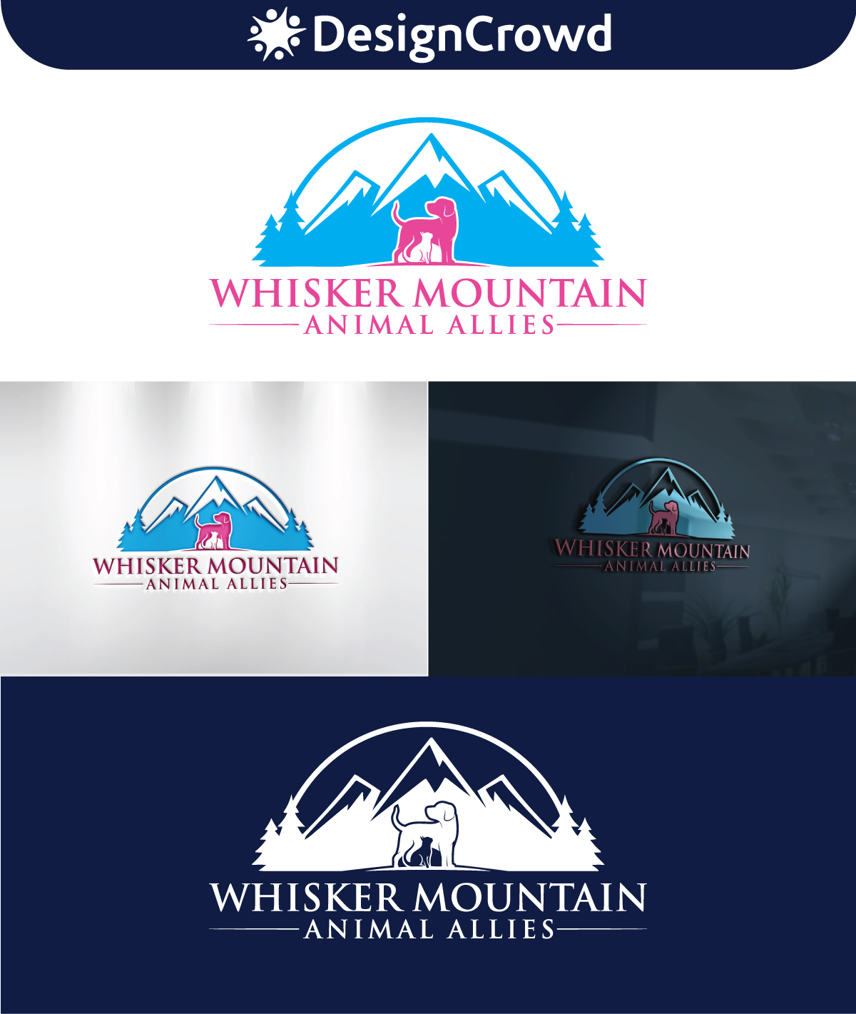 Logo Design by MHP Graphics House for Whisker Mountain, Inc. | Design #37587951