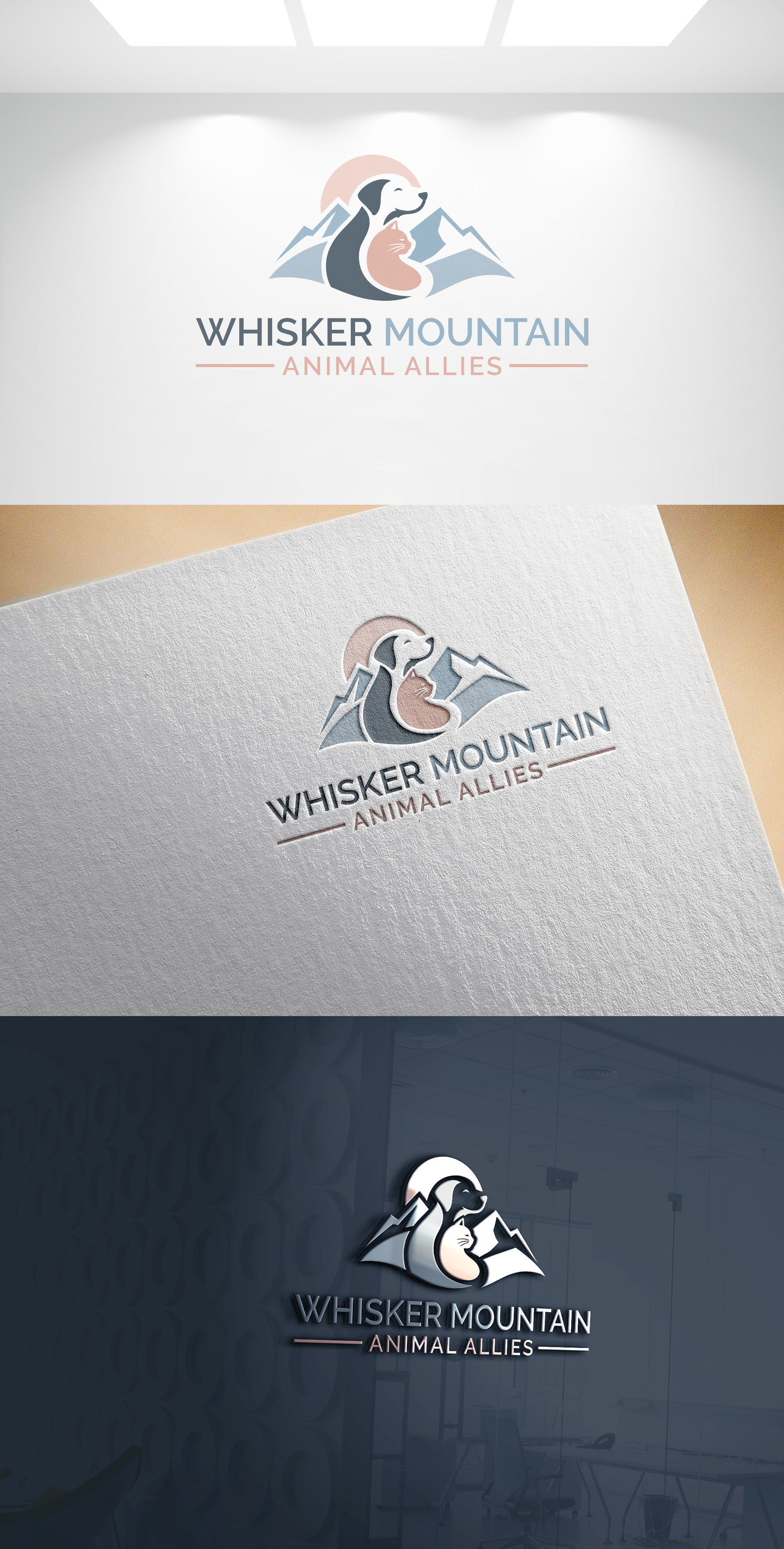 Logo Design by Joseph Robert for Whisker Mountain, Inc. | Design #37588324