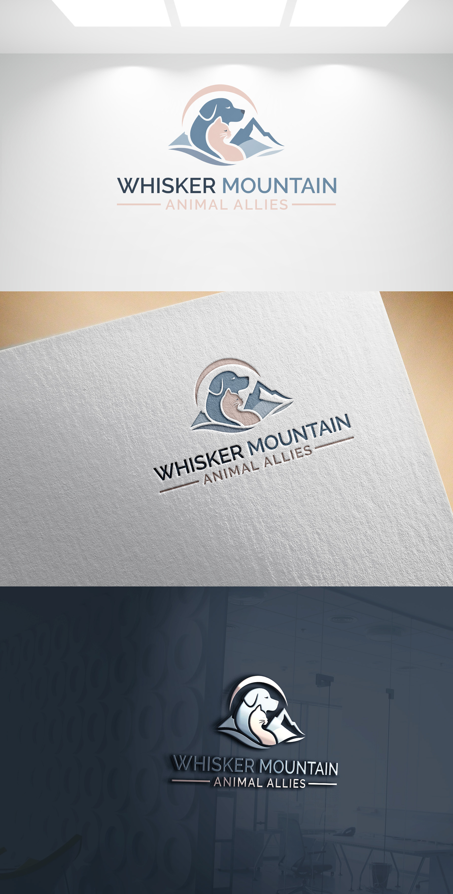 Logo Design by Joseph Robert for Whisker Mountain, Inc. | Design #37588325