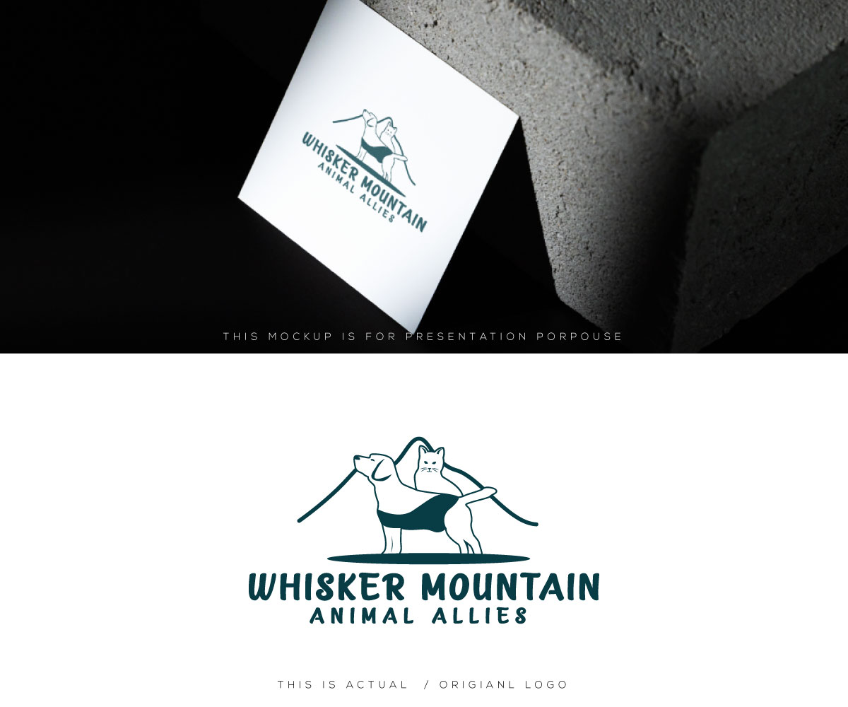 Logo Design by Ansh Design for Whisker Mountain, Inc. | Design #37587886