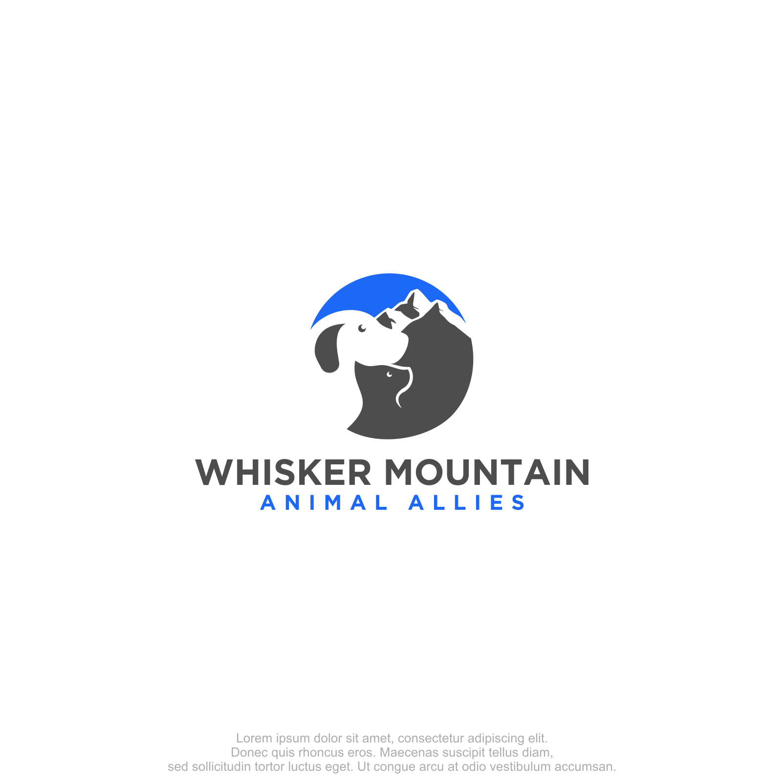 Logo Design by M.Syaiful Huda for Whisker Mountain, Inc. | Design #37586162