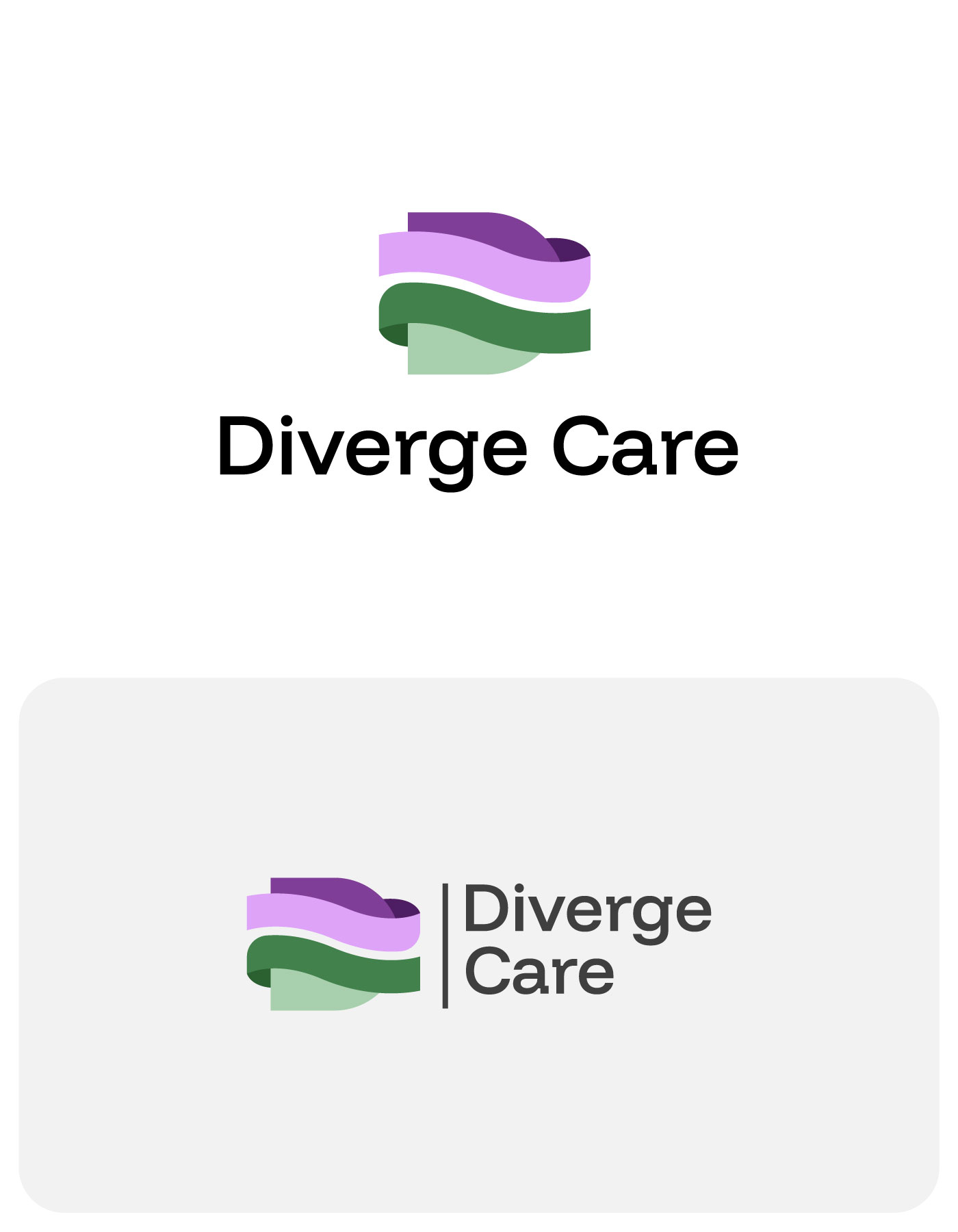 Logo Design by Falcon Kreative for Diverge Care | Design #37596118