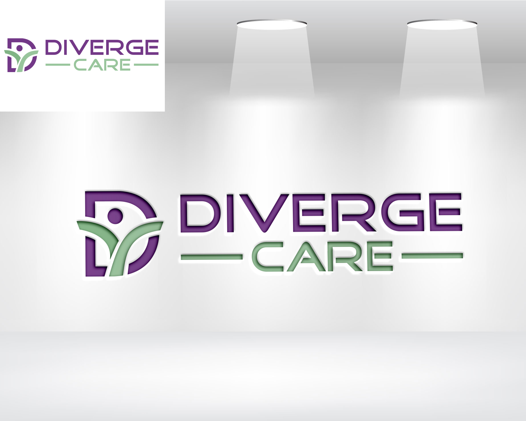 Logo Design by mehanuk for Diverge Care | Design #37587072