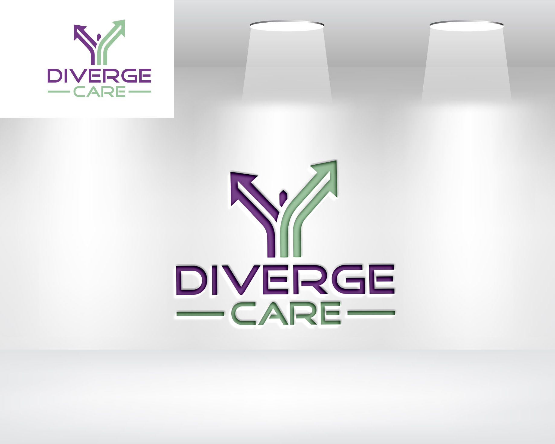 Logo Design by mehanuk for Diverge Care | Design #37587073