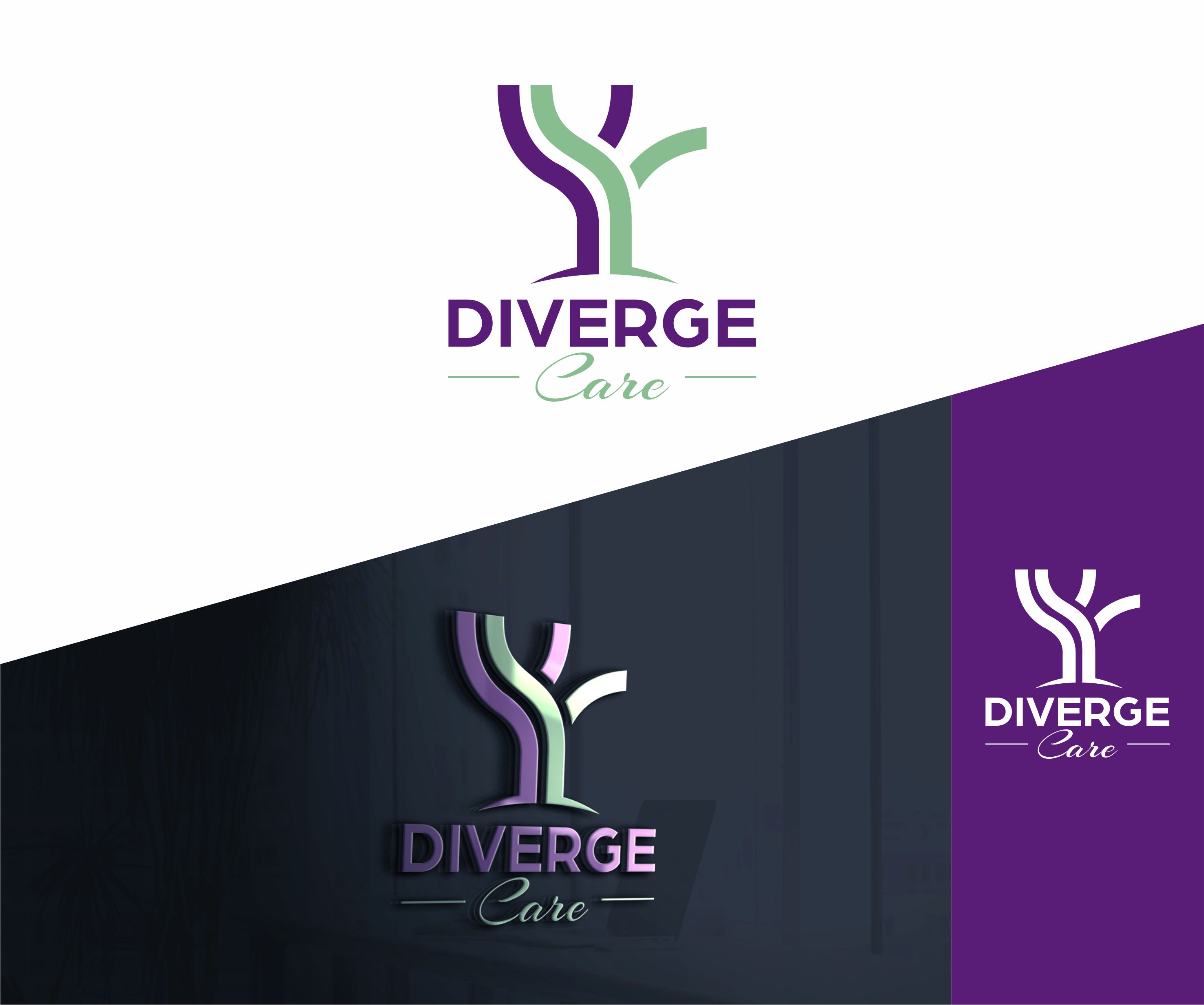 Logo Design by alkaline for Diverge Care | Design #37587804