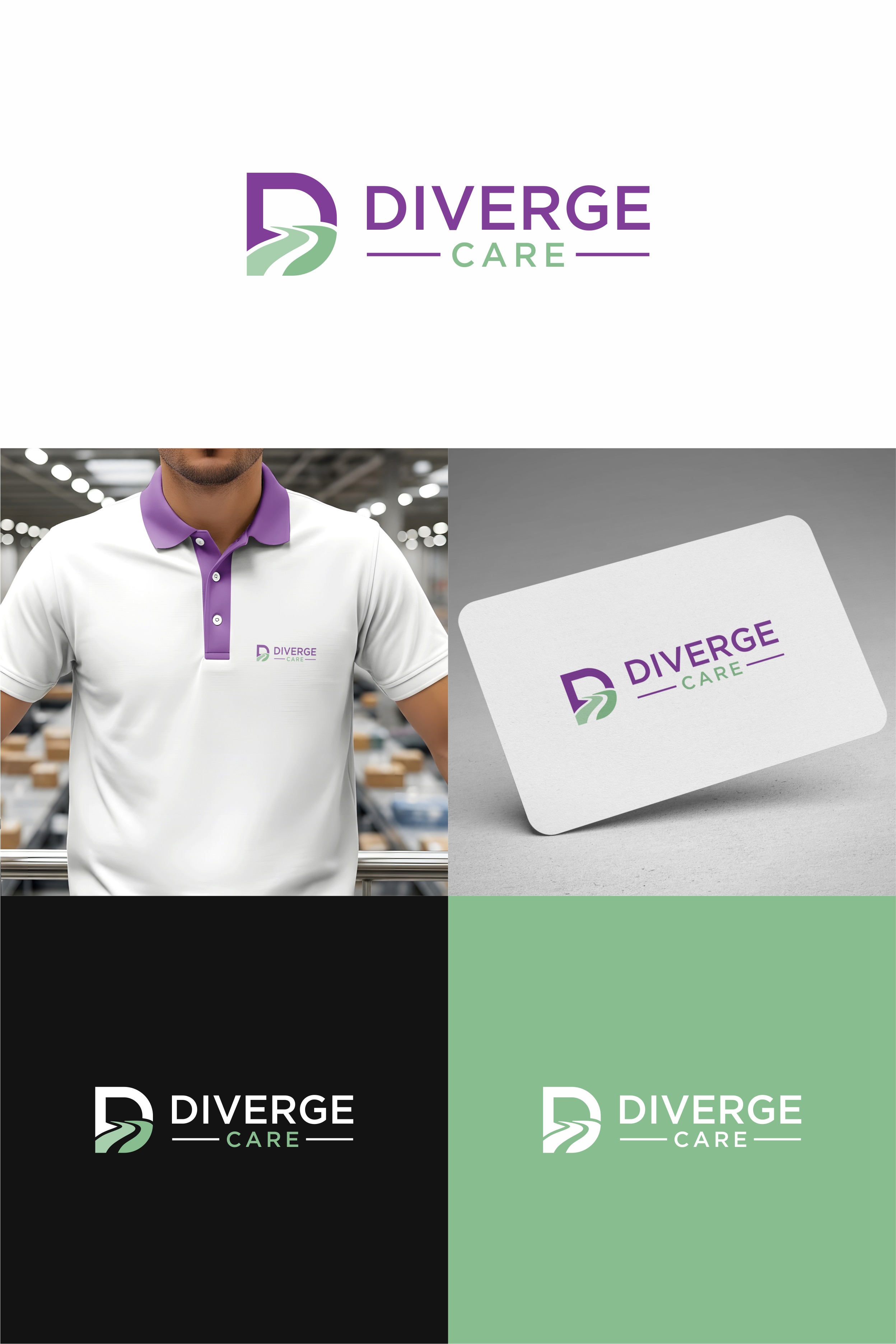 Logo Design by ndra for Diverge Care | Design #37586619