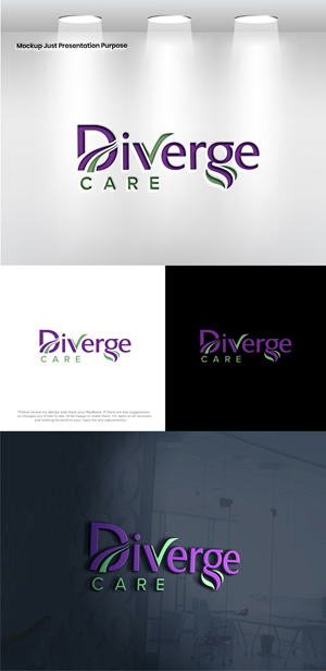 Logo Design by Pixel Signature for Diverge Care | Design: #37591692