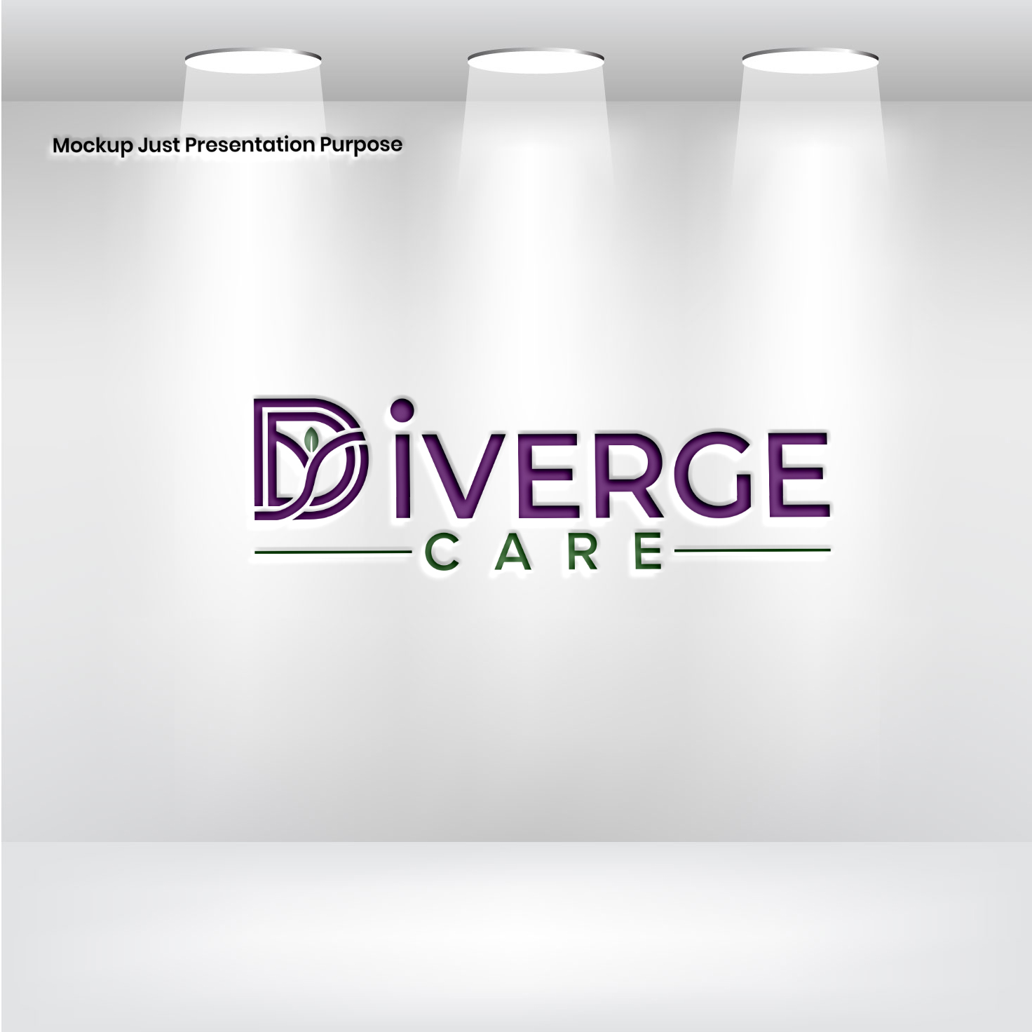 Logo Design by Pixel Signature for Diverge Care | Design #37591694