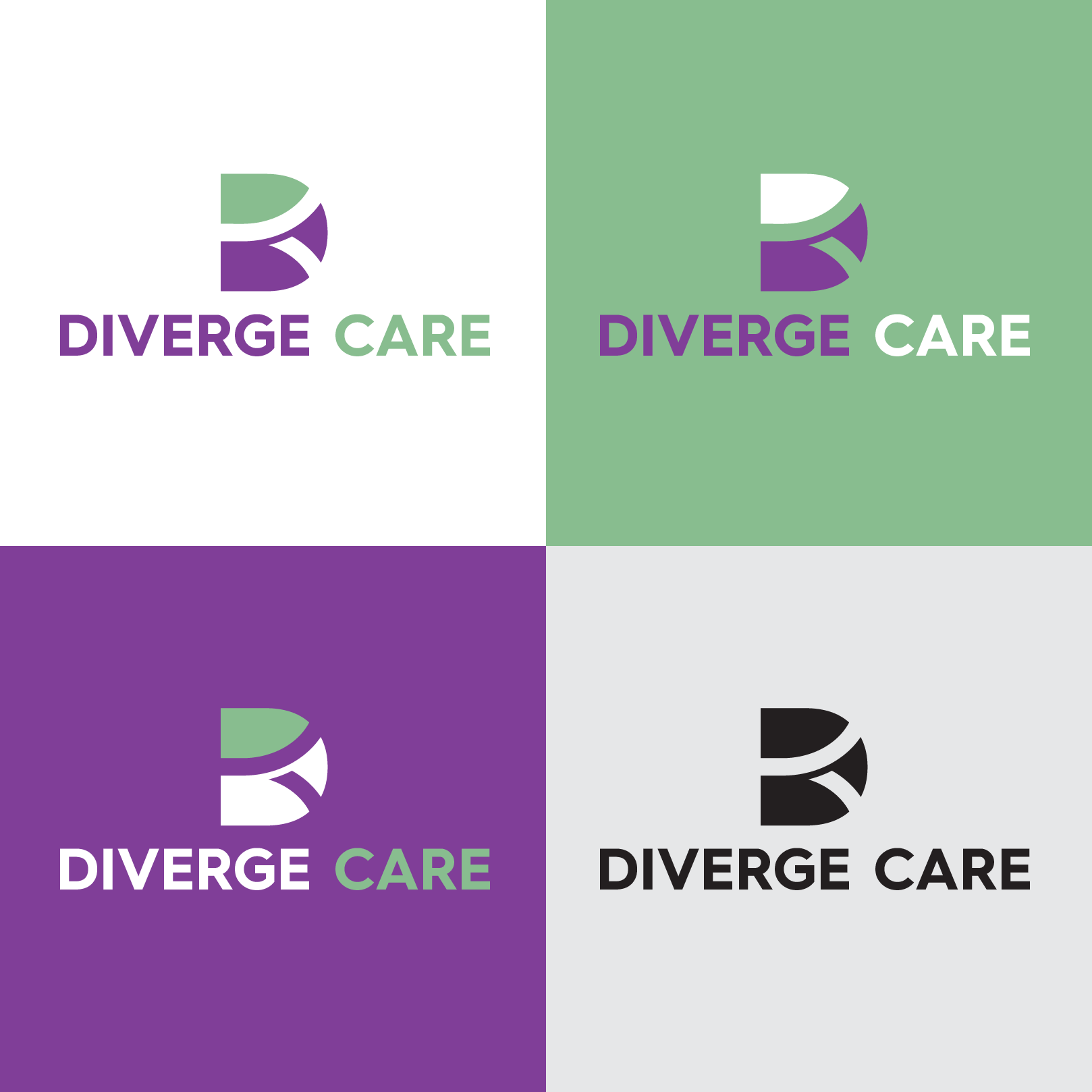 Logo Design by Blesign for Diverge Care | Design #37585985