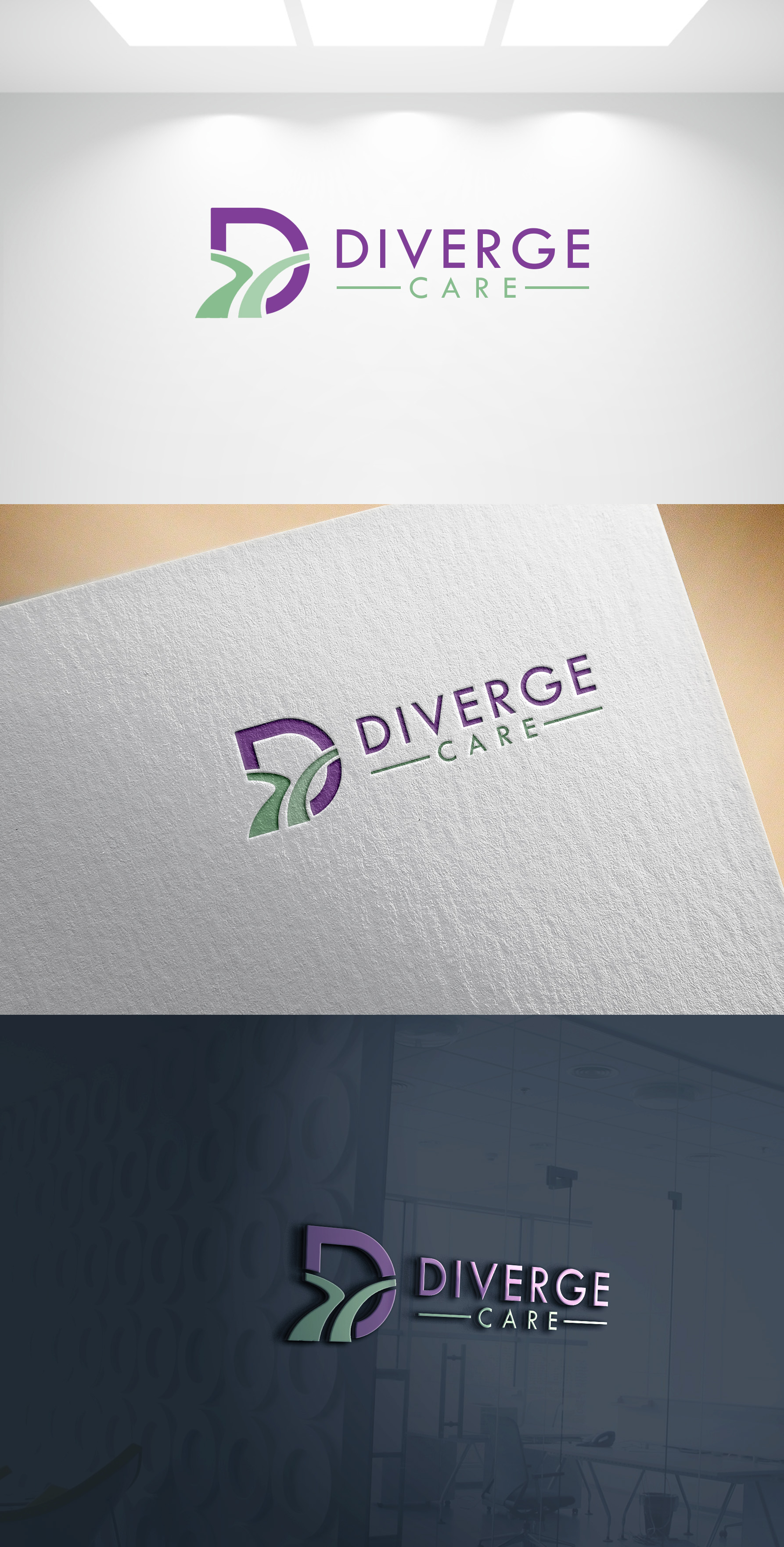 Logo Design by Joseph Robert for Diverge Care | Design #37588407