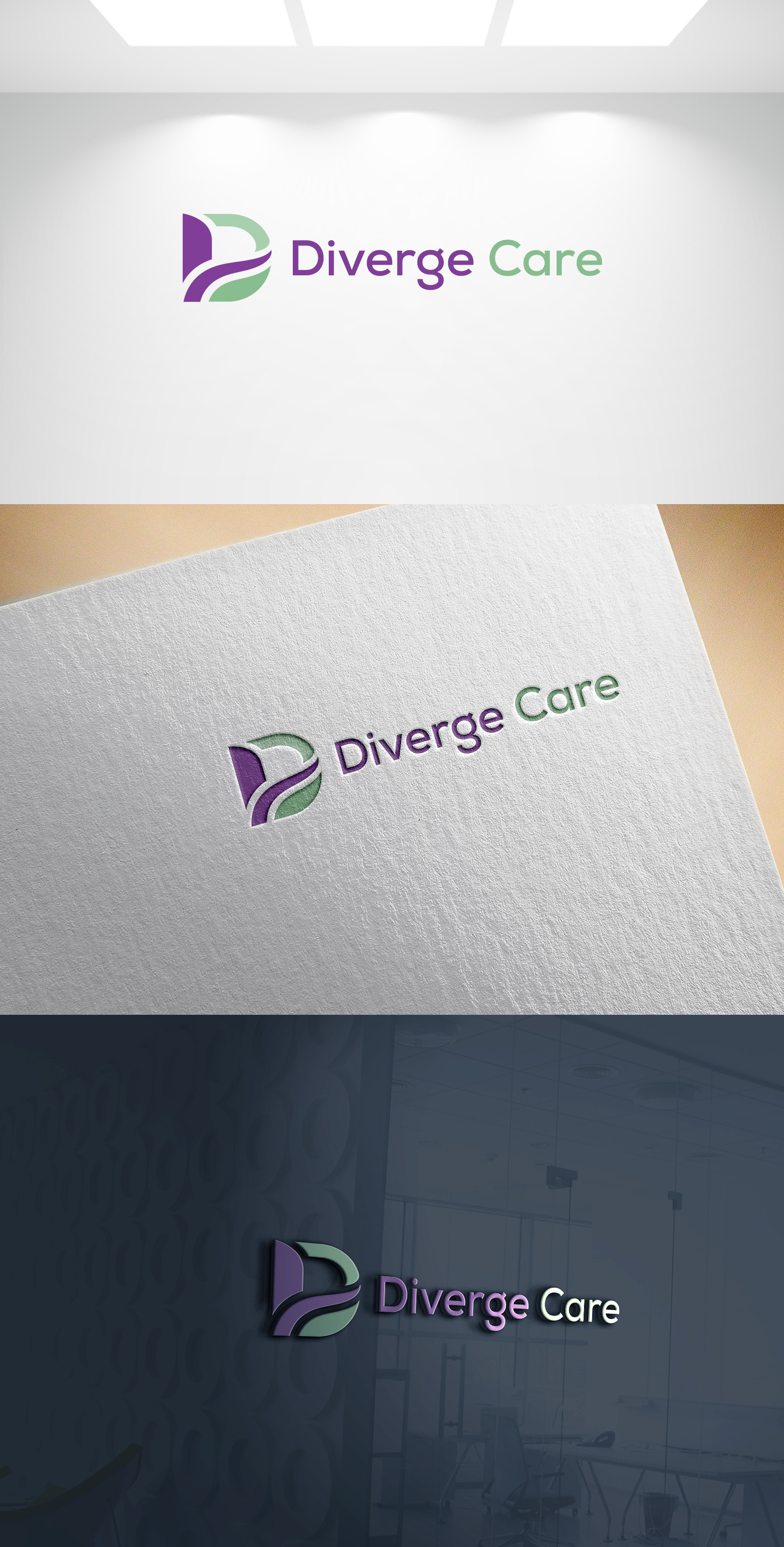 Logo Design by Joseph Robert for Diverge Care | Design #37588408