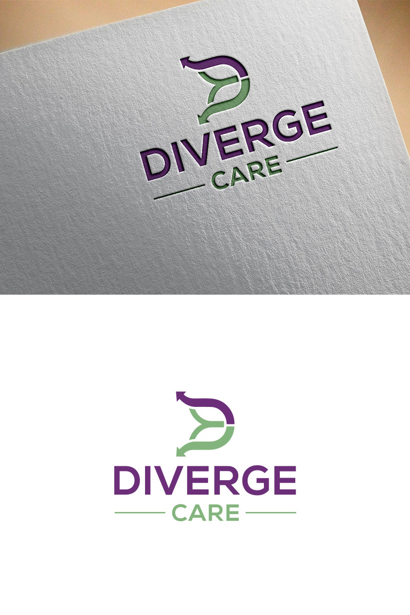 Logo Design by Z0omie99 for Diverge Care | Design #37590655