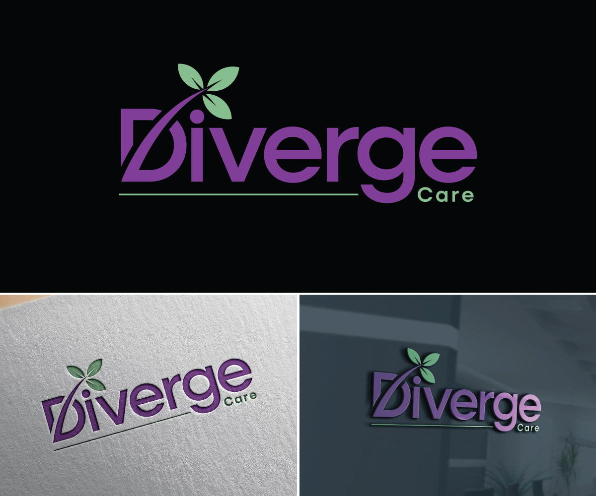 Logo Design by Atec for Diverge Care | Design #37596636