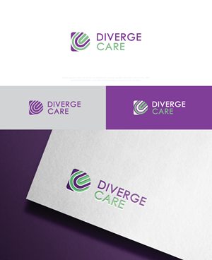 Logo Design by Floc Studio for Diverge Care | Design #37600280